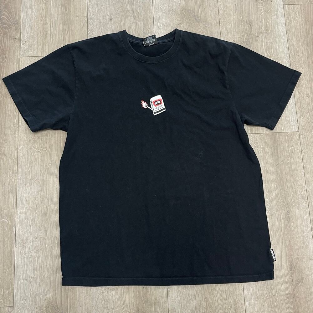 Ice Cream Strike Up A Conversation Black T Shirt Tee XL B19